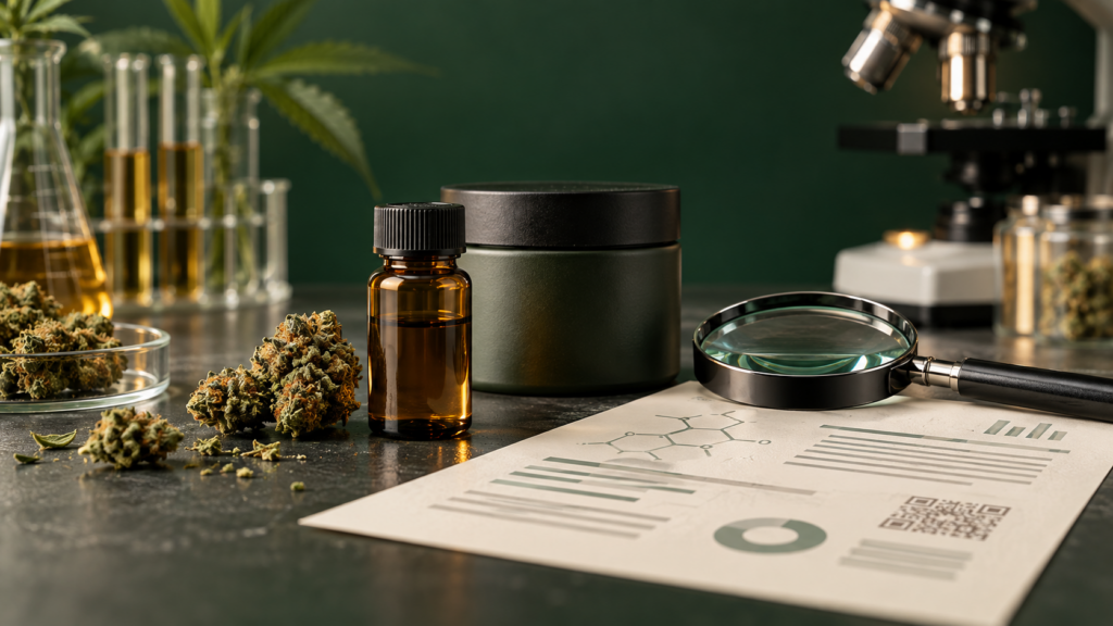 What is CBN cannabis guide with an adult-use cannabinoid label and lab report